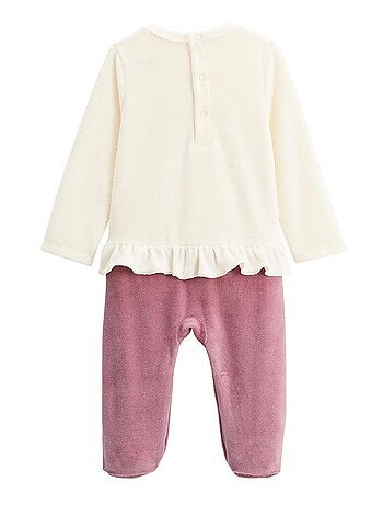 Matcha fluwelen babypyjama