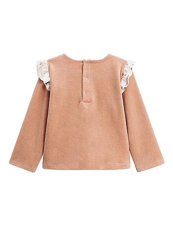 Matcha tweedelige velours pyjama voor kinderen