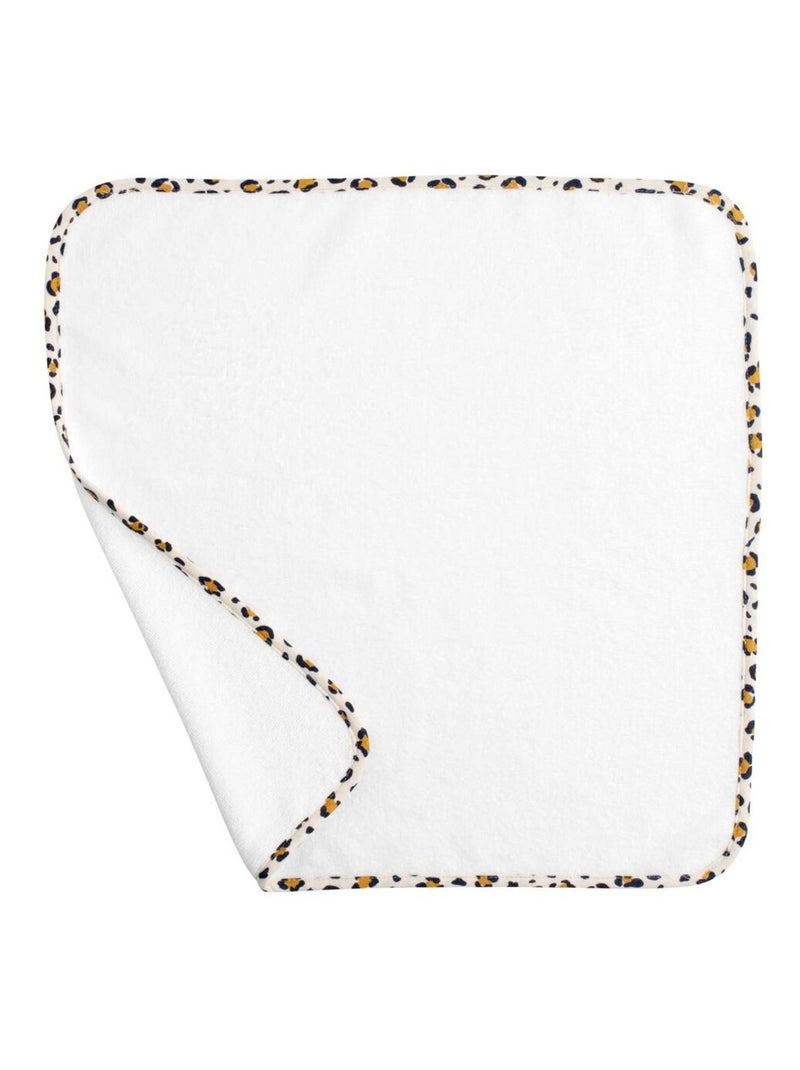 Matelas à langer avec sa housse en velours cotelé et sa serviette - sauthon Noir Ecru - Kiabi