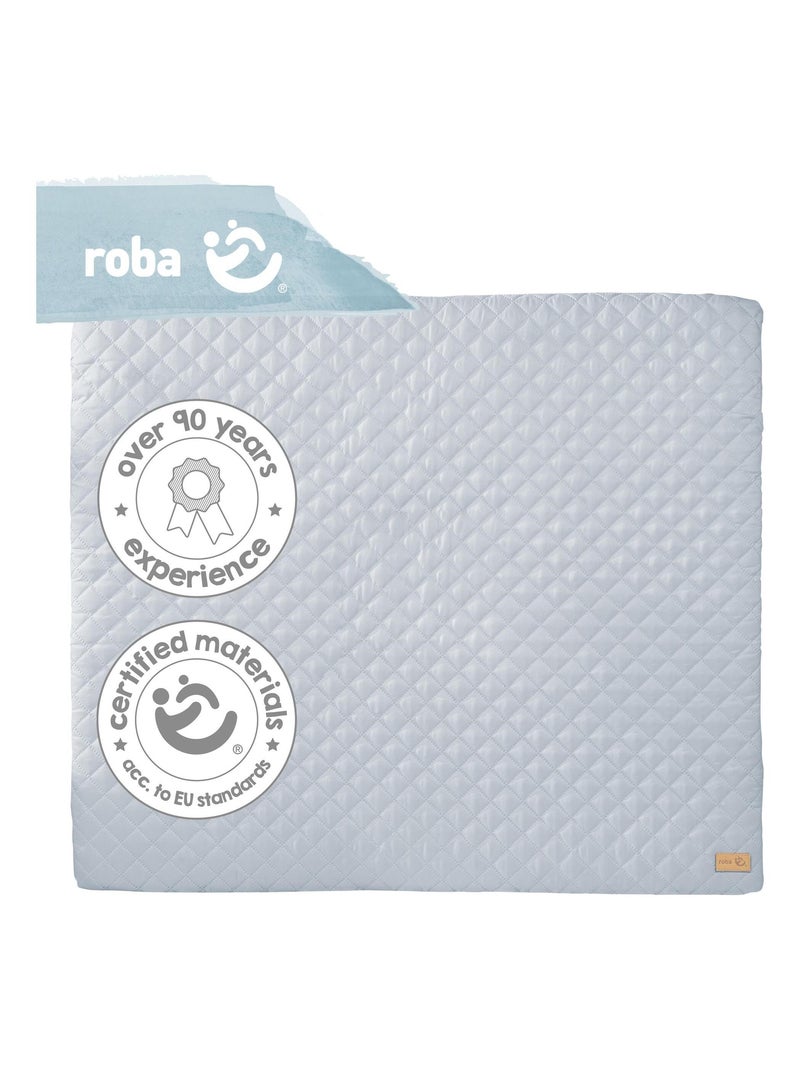 Matelas à langer déperlant matelassé 'roba Style' Bleu - Kiabi