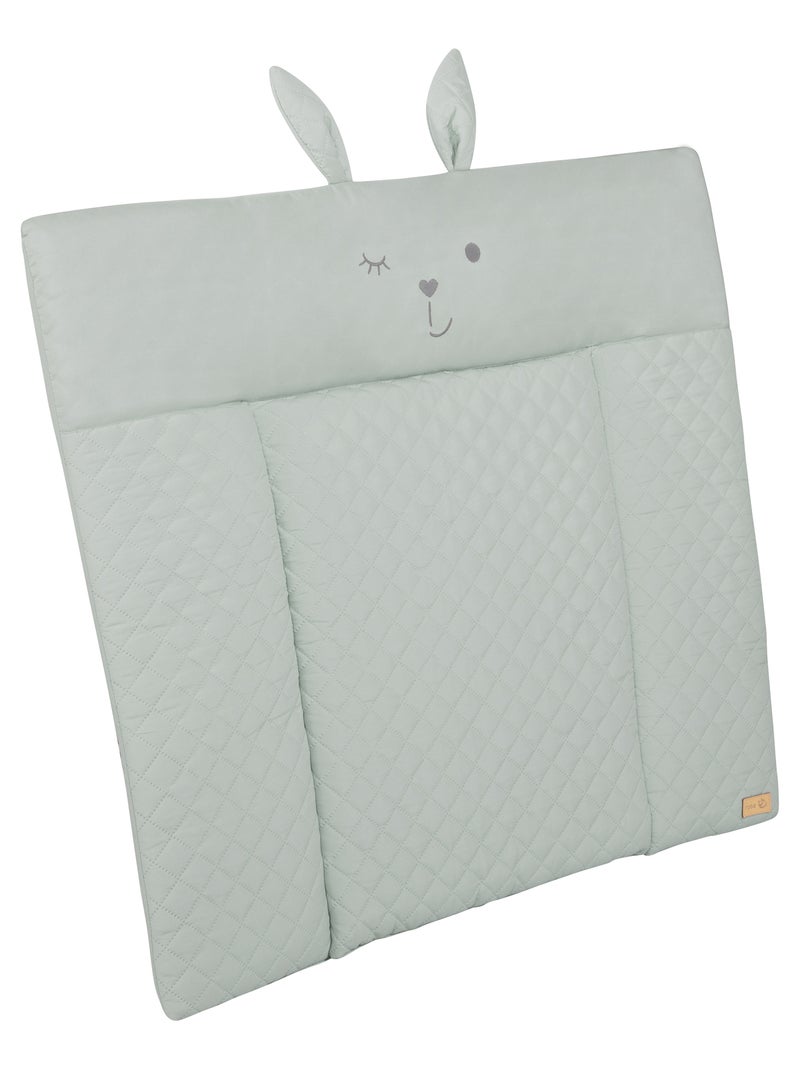 Matelas à langer déperlant tête lapin 'roba style' ROBA Vert d'eau - Kiabi