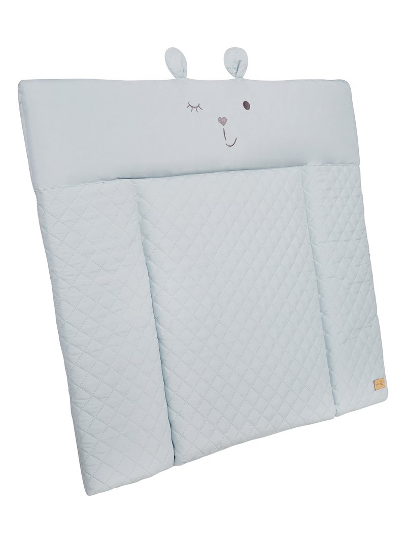 Matelas à langer déperlant tête ourson 'roba style' ROBA Bleu clair - Kiabi