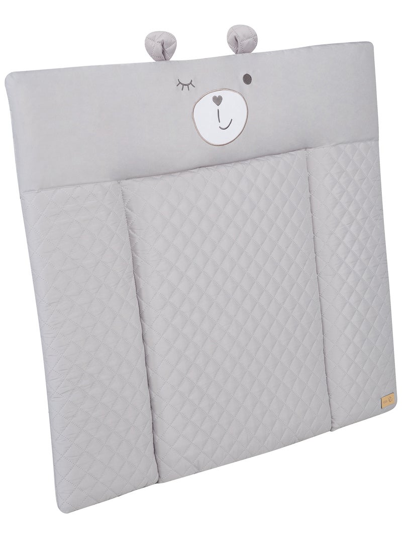 Matelas à langer déperlant tête ourson 'roba style' ROBA Gris - Kiabi