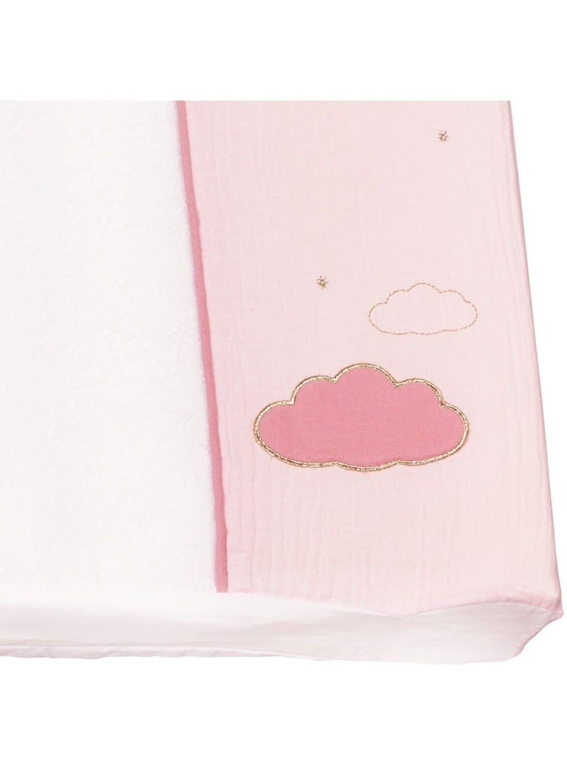 Matelas à langer en coton - sauthon Blanc Rose - Kiabi