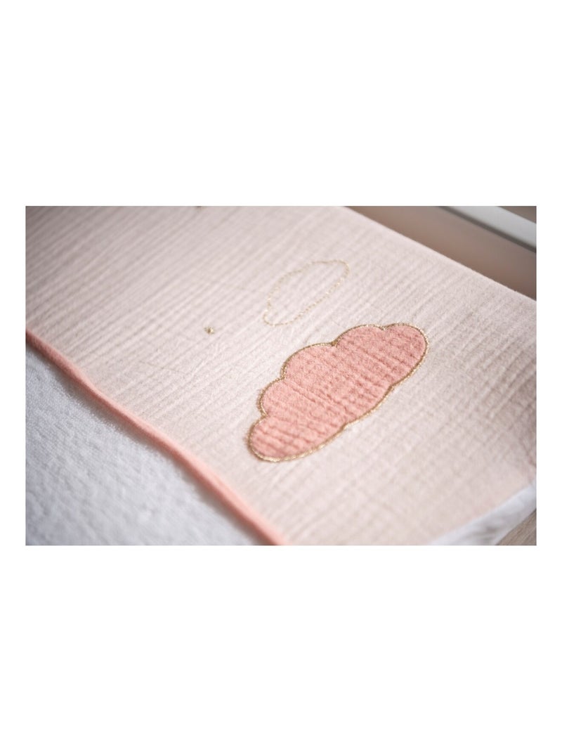 Matelas à langer en coton - sauthon Blanc Rose - Kiabi