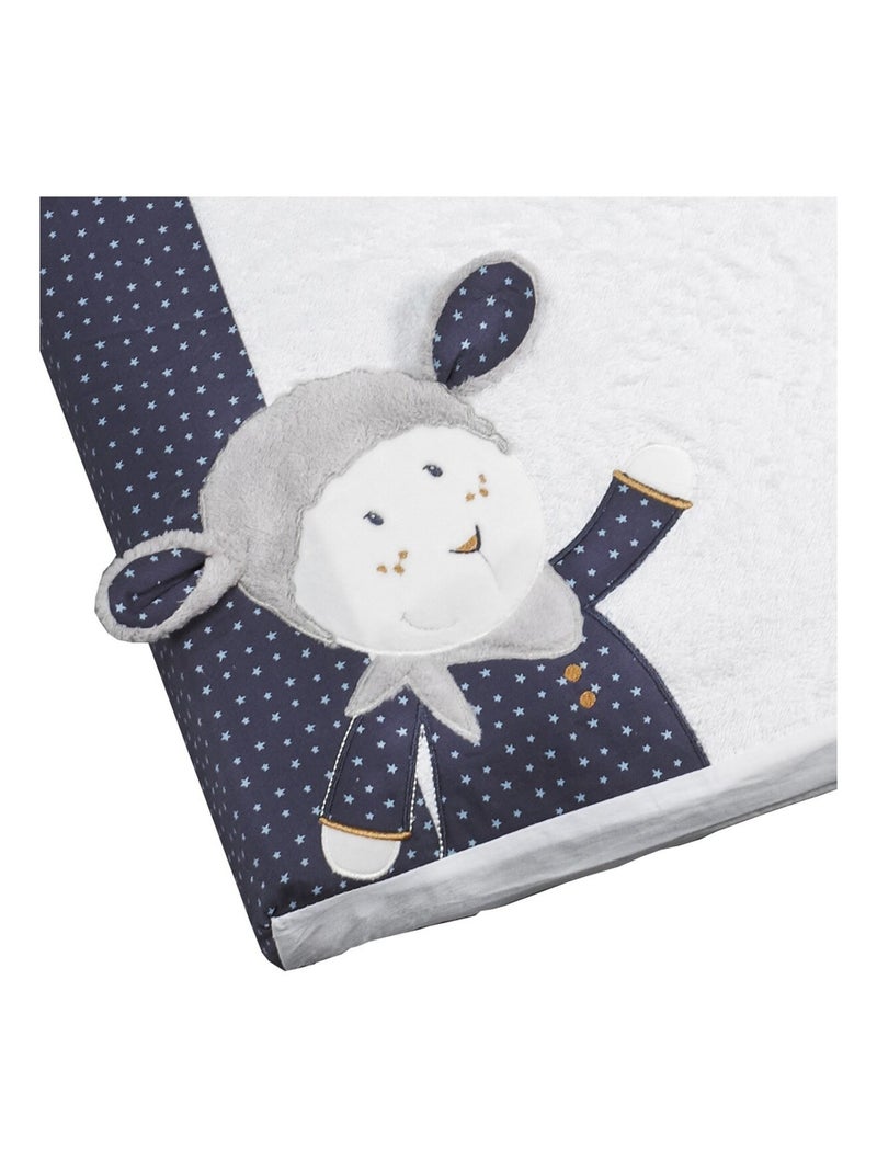Matelas à langer en coton - sauthon Bleu - Kiabi