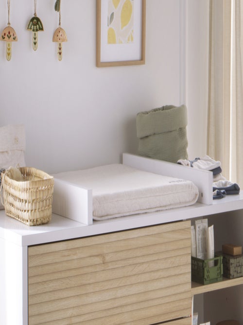 Matelas à langer en coton avec serviette - sauthon - Kiabi