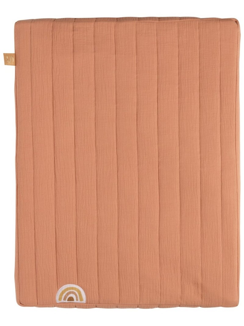Matelas à langer et serviette coton - sauthon Orange - Kiabi