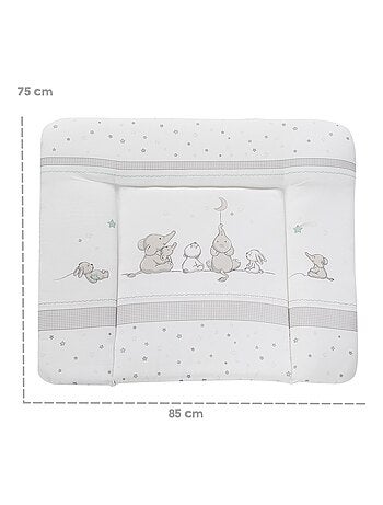 Matelas à langer imprimé éléphant 85 x 75 cm 'Sternenzauber' ROBA
