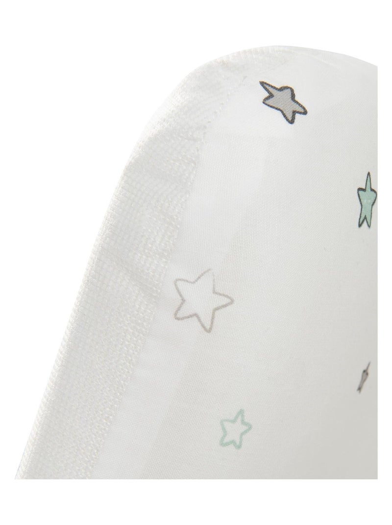 Matelas à langer imprimé éléphant 85 x 75 cm 'Sternenzauber' ROBA Blanc - Kiabi