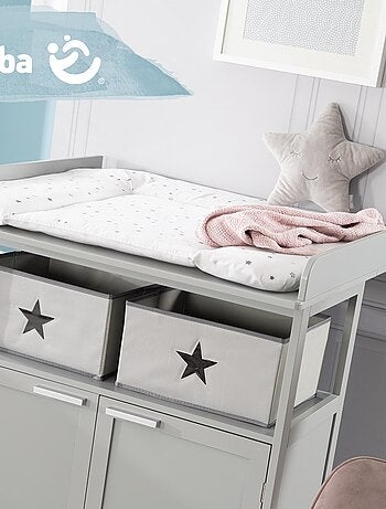 Matelas à langer imprimé étoiles 'Sternenzauber' - ROBA