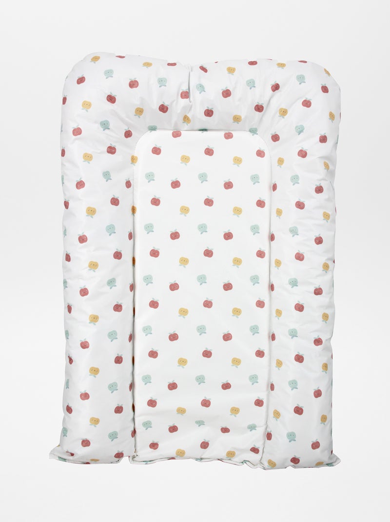 Matelas à langer imprimé fruits Blanc - Kiabi
