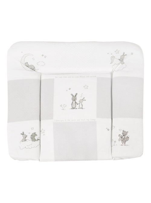 Matelas à langer imprimé lapin 85 x 75 cm 'Fox & Bunny' ROBA - Kiabi Matelas à langer imprimé lapin 85 x 75 cm 'Fox & Bunny' ROBA - Kiabi