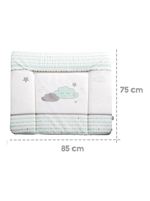 Matelas à langer imprimé nuage 85 x 75 cm 'Happy Cloud' ROBA - Kiabi Matelas à langer imprimé nuage 85 x 75 cm 'Happy Cloud' ROBA - Kiabi