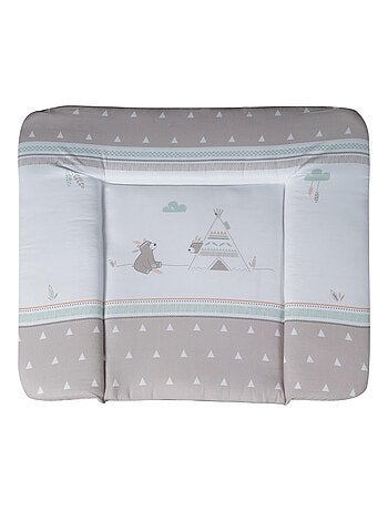Matelas à langer imprimé ourson 85 x 75 cm 'Indibaer' ROBA