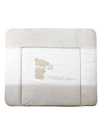 Matelas à langer imprimé ourson 85 x 75 cm 'Liebhabear' ROBA