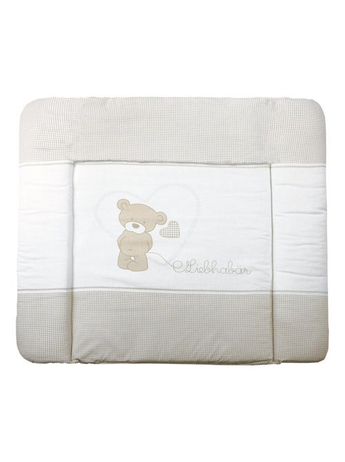 Matelas à langer imprimé ourson 85 x 75 cm 'Liebhabear' ROBA - Kiabi Matelas à langer imprimé ourson 85 x 75 cm 'Liebhabear' ROBA - Kiabi