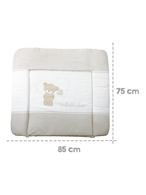 Matelas à langer imprimé ourson 85 x 75 cm 'Liebhabear' ROBA - Kiabi Matelas à langer imprimé ourson 85 x 75 cm 'Liebhabear' ROBA - Kiabi