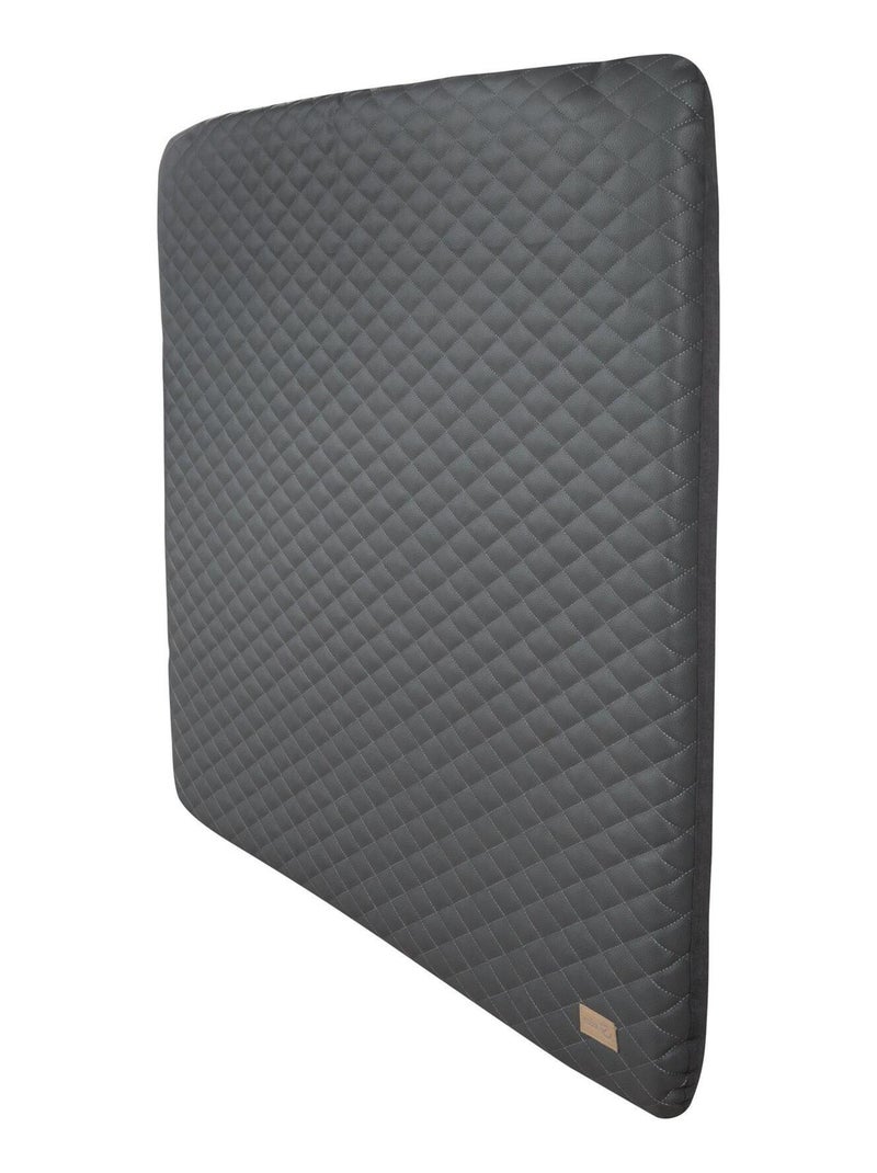Matelas à langer matelassé déperlant en cuir PU 'Luxe' ROBA gris anthracite - Kiabi