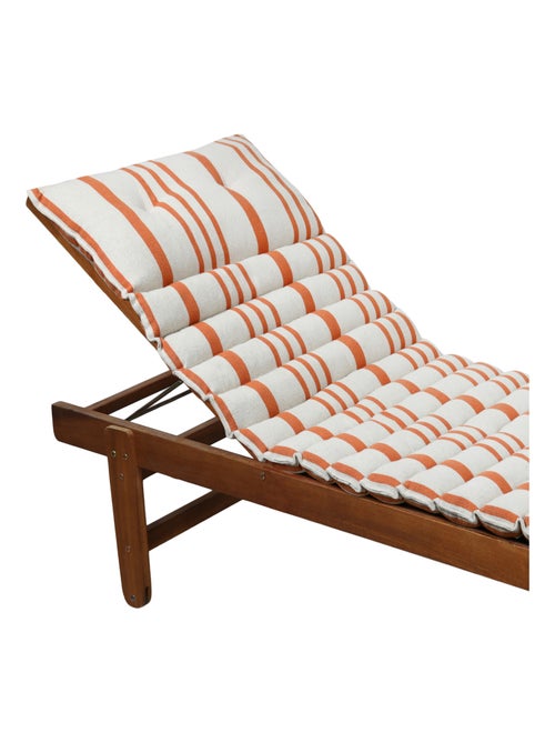 Matelas bain de soleil extérieur à rayures - Kiabi