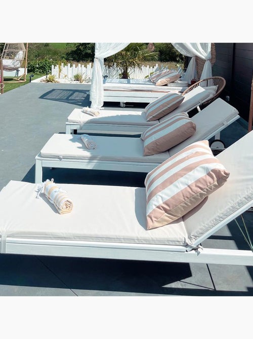 Matelas bain de soleil extérieur imperméable minorque - Kiabi