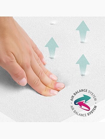 Matelas bébé climatisé et déhoussable 'safe asleep®' air balance easy - roba