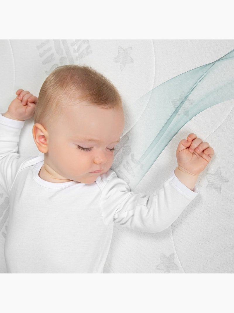 Matelas bébé climatisé et déhoussable 'Safe Asleep®' Air Balance Plus - ROBA Blanc - Kiabi