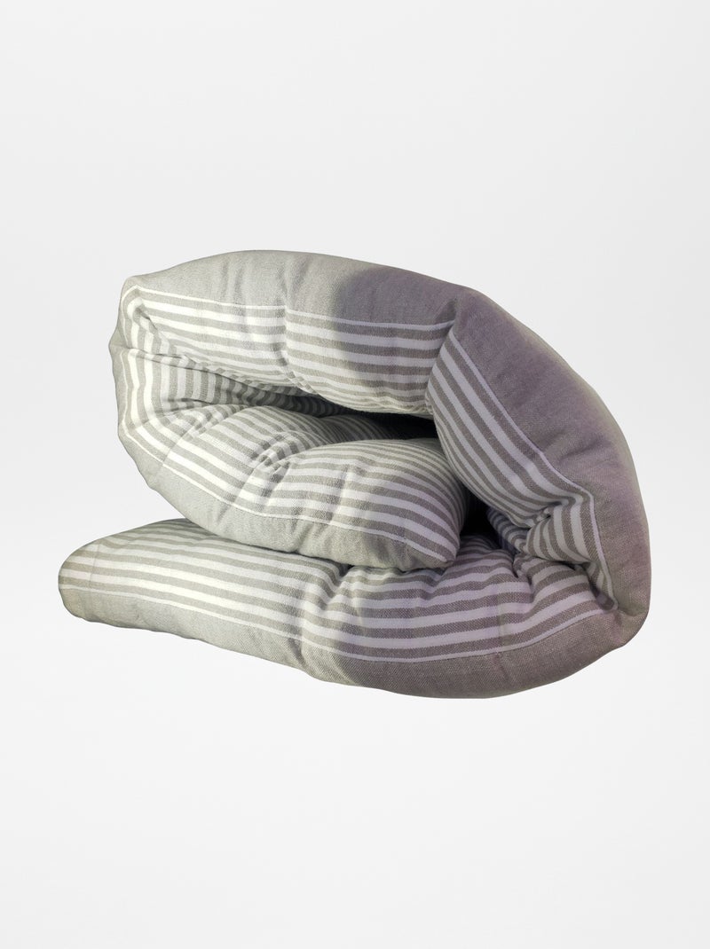 Matelas de sol rayé Gris - Kiabi