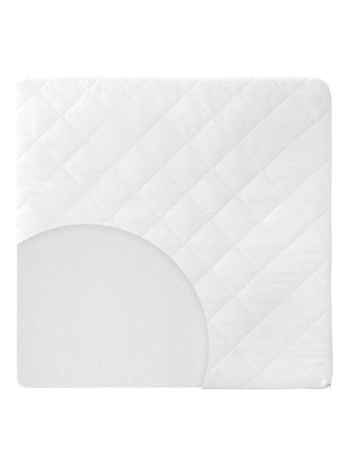 Matelas parc bébé carré avec housse piquée amovible ROBA - Kiabi Matelas parc bébé carré avec housse piquée amovible ROBA - Kiabi