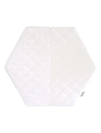 Matelas parc bébé hexagonal avec housse piquée amovible ROBA
