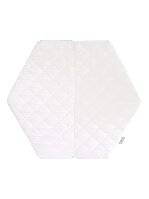 Matelas parc bébé hexagonal avec housse piquée amovible ROBA - Kiabi
