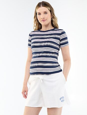 Materniteitsshort van frenchterry