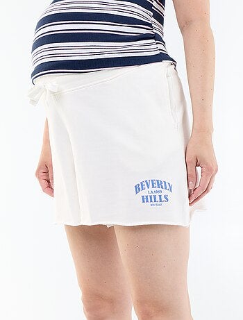 Materniteitsshort van frenchterry