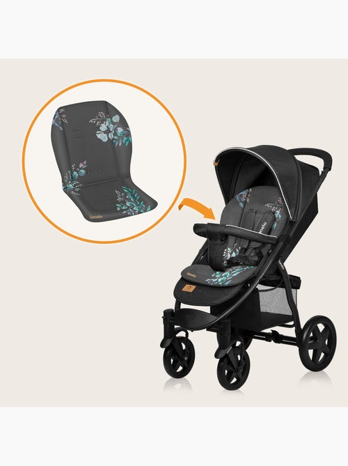 Matras voor kinderwagen LIONELO – Universeel – Wasbaar – Waterafstotend – Dubbelzijdig - Kiabi Matras voor kinderwagen LIONELO – Universeel – Wasbaar – Waterafstotend – Dubbelzijdig - Kiabi