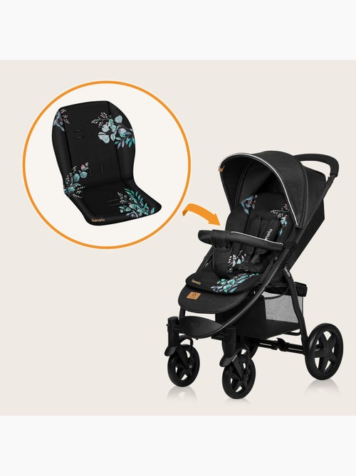 Matras voor kinderwagen LIONELO – Universeel – Wasbaar – Waterafstotend – Dubbelzijdig - Kiabi Matras voor kinderwagen LIONELO – Universeel – Wasbaar – Waterafstotend – Dubbelzijdig - Kiabi