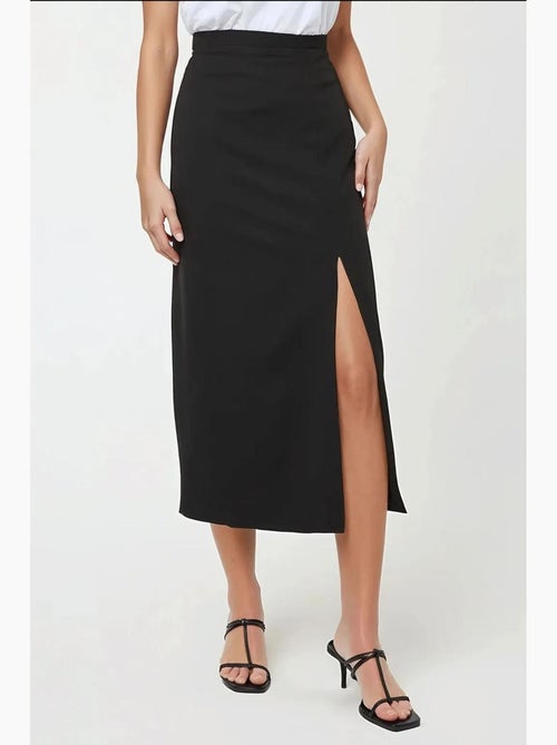 Maxi bodycon rok met split hiccup - Kiabi