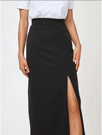 Maxi Bodycon Rok met Split