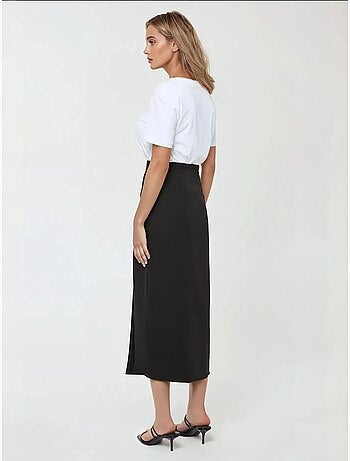 Maxi Bodycon Rok met Split