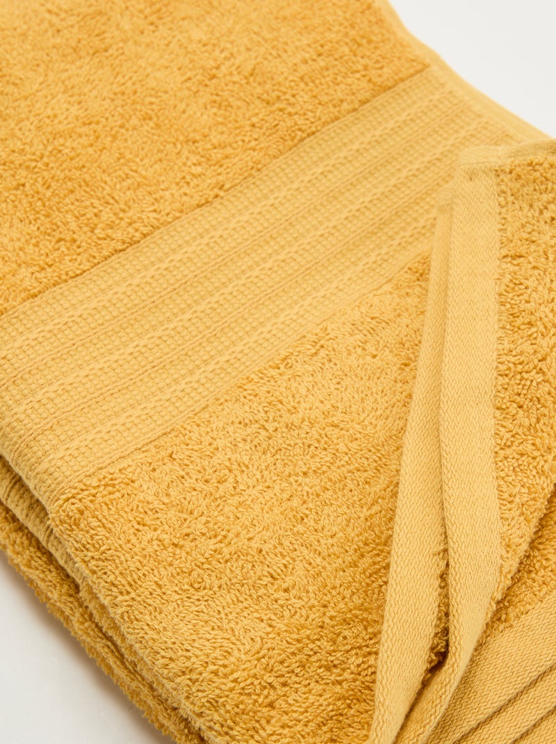 Maxi drap de bain 90 x 150 cm Jaune - Kiabi