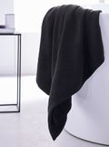 Maxi drap de bain 90 x 150 cm noir - Kiabi