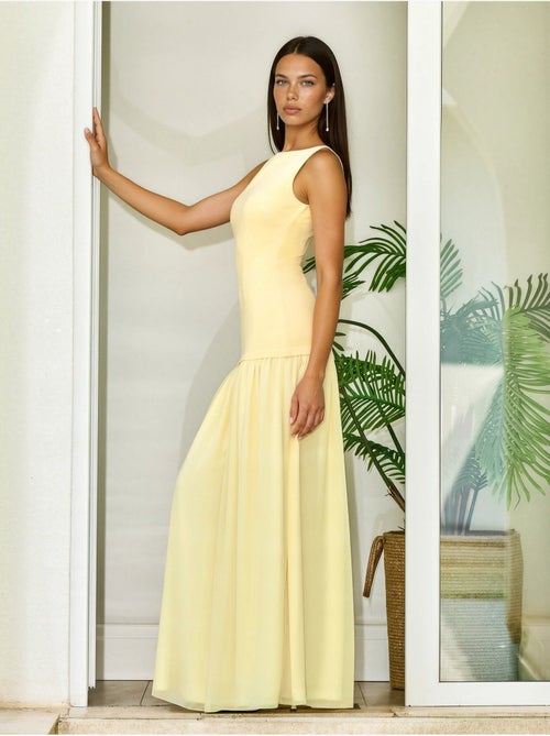 Maxi-jurk met geplooide rok - Kiabi