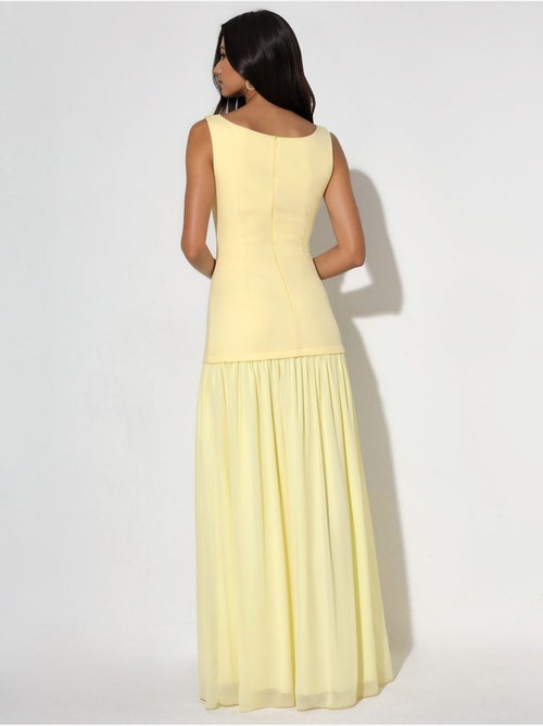 Maxi-jurk met geplooide rok - Kiabi