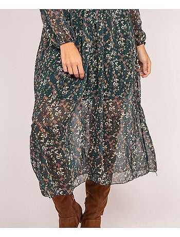 Maxi jurk met Inca-print