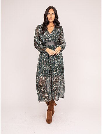 Maxi jurk met Inca-print