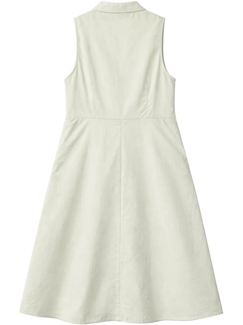 Maxi-jurk met knopen en tippetkraag mixray - Kiabi Maxi-jurk met knopen en tippetkraag mixray - Kiabi