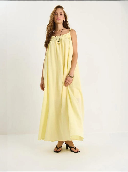 Maxi-jurk met ruchesdetail lucci - Kiabi