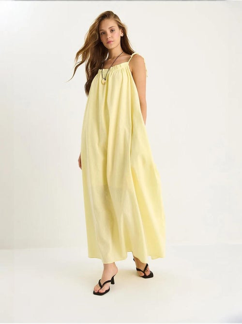 Maxi-jurk met ruchesdetail lucci - Kiabi