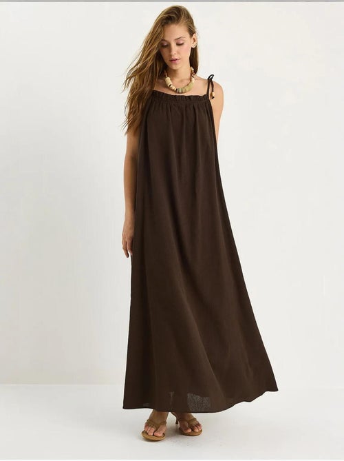 Maxi-jurk met ruchesdetail lucci - Kiabi