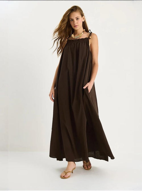 Maxi-jurk met ruchesdetail lucci - Kiabi