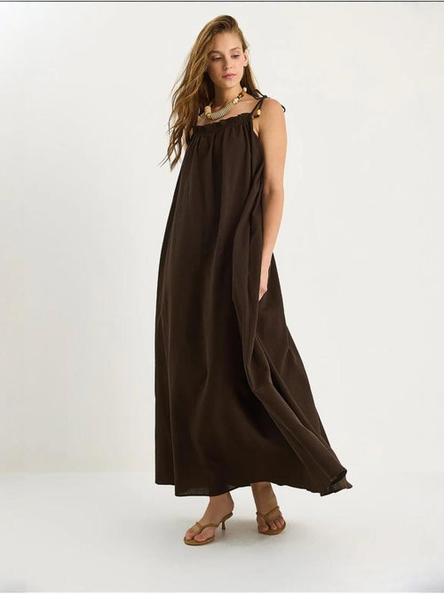 Maxi-jurk met ruchesdetail lucci - Kiabi